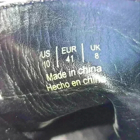 Aldo Quilt White Combat Bootie With Lug Sole Size 10 NWB - Picture 12 of 13